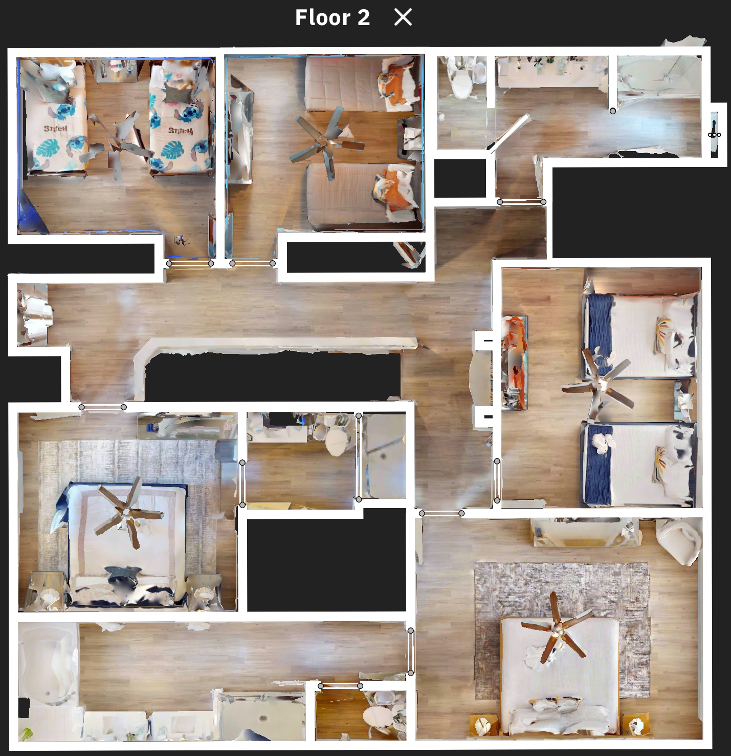 Time-Out Corner — Floor 2 (Bedrooms)