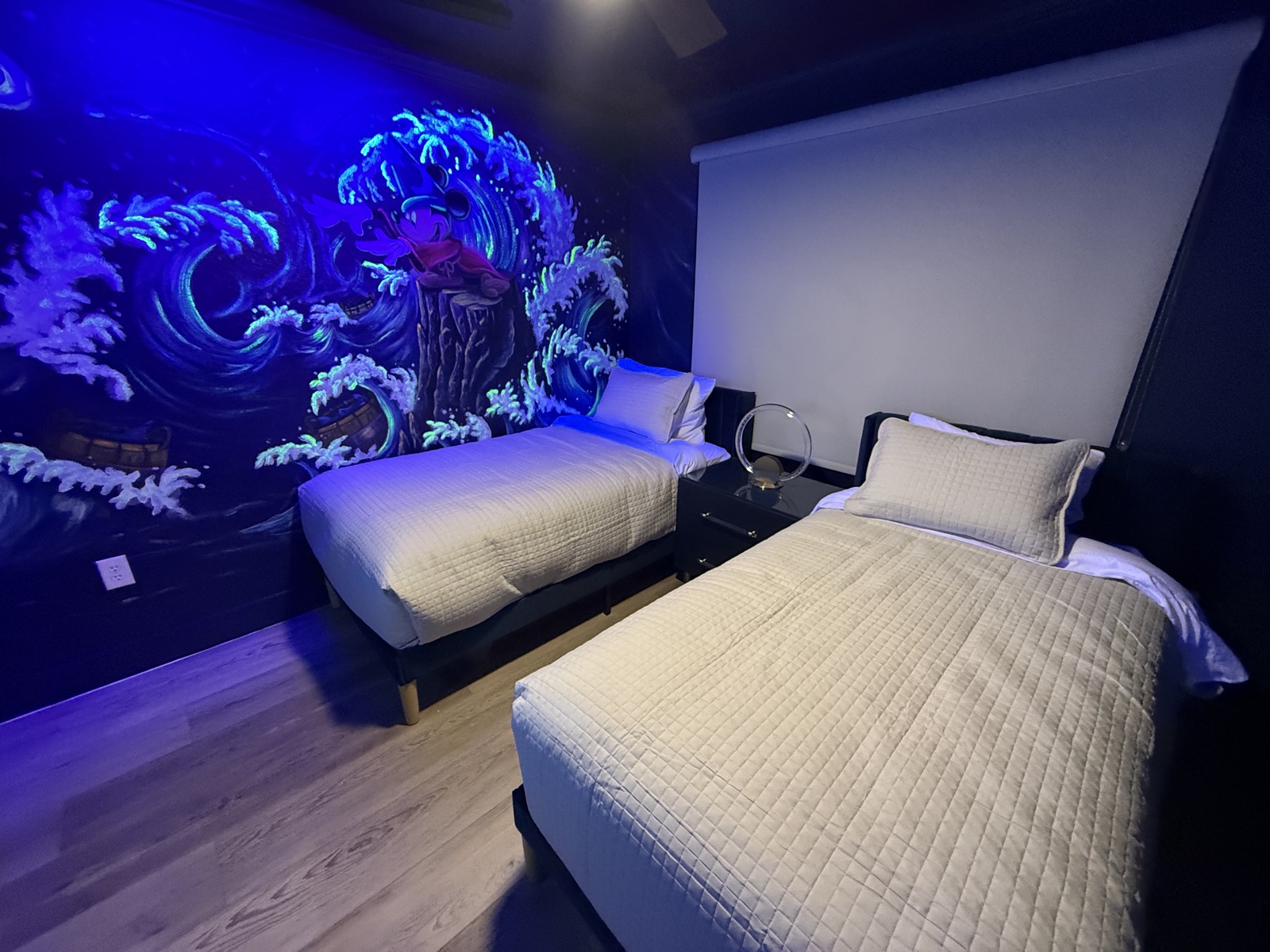 Fantasia Sorcerer Mickey twin bedroom at Time-Out Corner, Lakeside