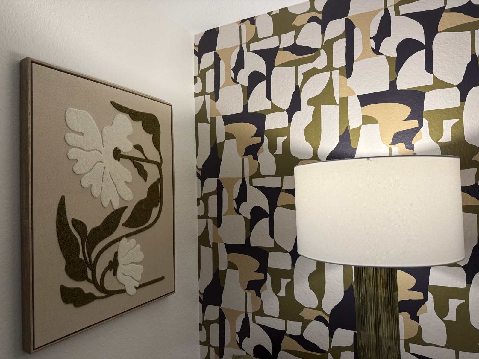 Master bedroom decor detail at Time-Out Corner, Lakeside